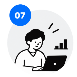 運用開始のイラスト