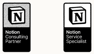 Notion Consulting Partner / Notion Service Specialist バッジ